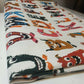 100% Cotton Printed Canvas Floral Rainbow Birds Craft Fabric 58" (Alphabets)