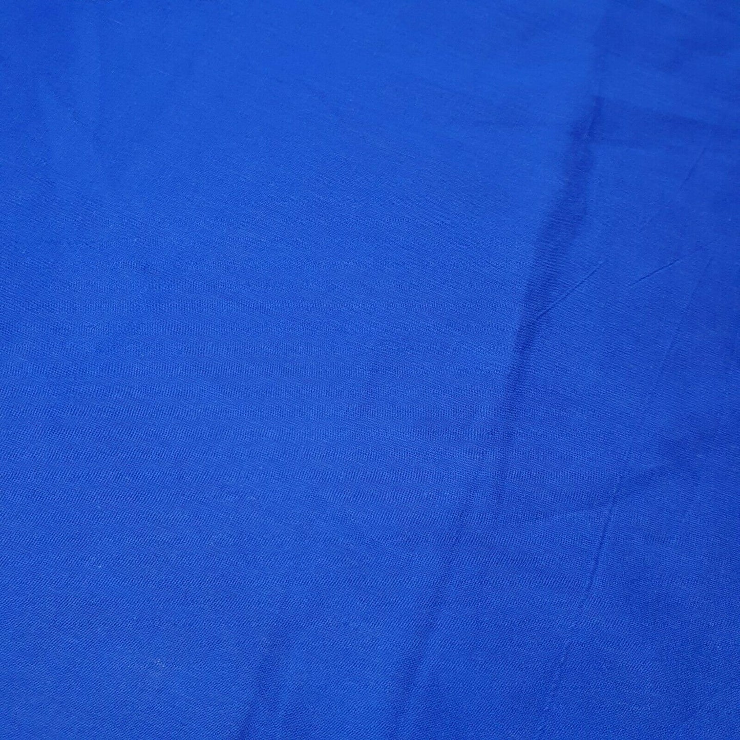 100% Cotton Voile Rubia Cambric Mercerised Plain Craft Dress Lining Fabric 44" (Royal Blue)