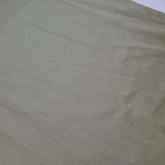 Olive Green 100% Cotton Voile Rubia Cambric Mercerised Plain Lining Fabric – 44" Wide – Soft Craft Dress Material – Per Metre