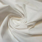 Plain 100% Cotton Egyptian Cambric Poplin Craft Soft Dress Material Fabric 44" (White)