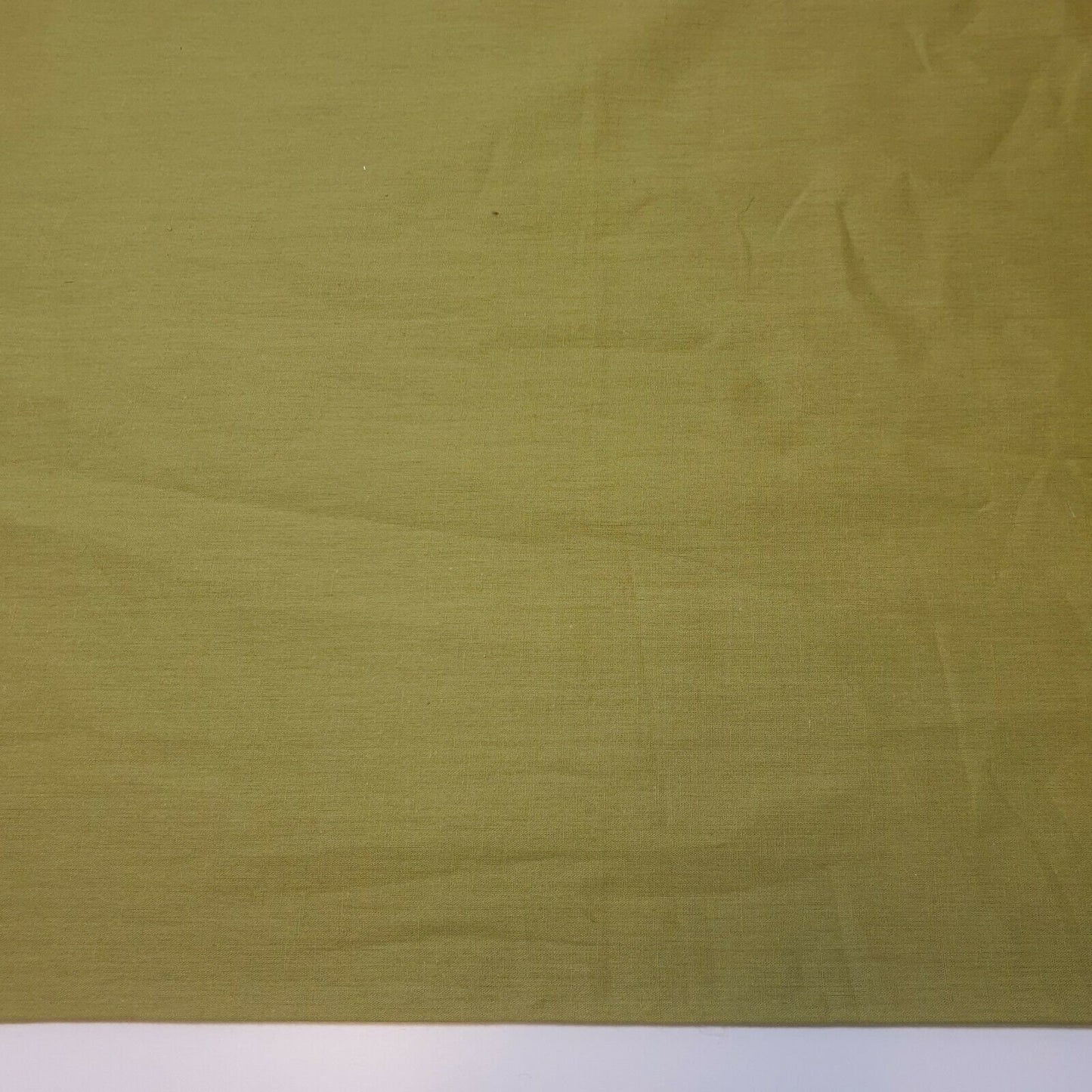 Plain 100% Cotton Egyptian Cambric Poplin Craft Soft Dress Material Fabric 44" (Olive Green)