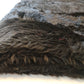 Plain (BLACK)Fun Faux Fur Fabric Material By Meter 58"