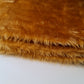 Plain (TOFFEE)Fun Faux Fur Fabric Material By Meter 58"