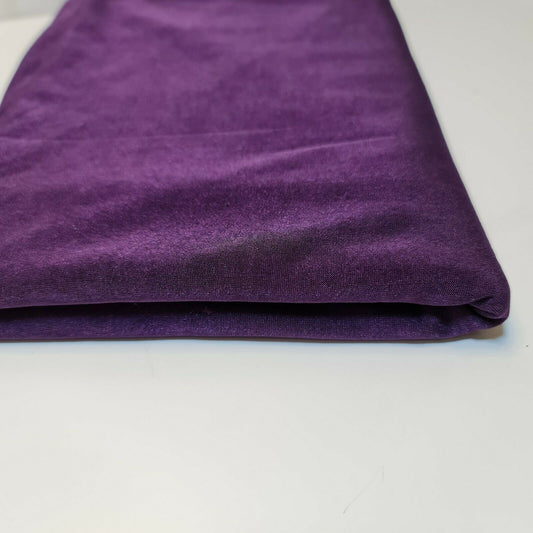 Elastane 4-Way Stretch Nylon Light Weight Spandex Dancewear Swimwear ITY Fabric 58"  (Purple)