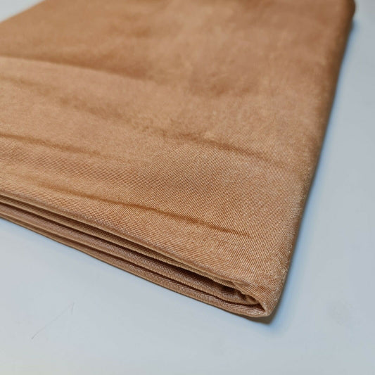 Elastane 4-Way Stretch Nylon Light Weight Spandex Dancewear Swimwear ITY Fabric 58"  (Light Gold)