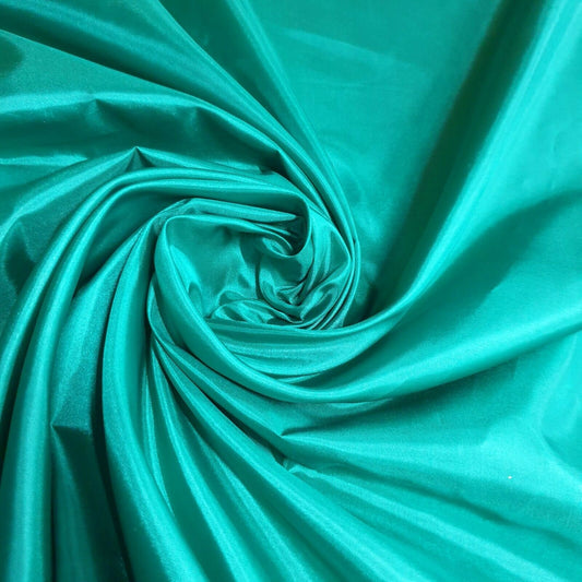 Bottle Green Habotai Polyester Silk Lining Fabric 150cm Wide Soft Lightweight Dress Lining Material by the Metre
