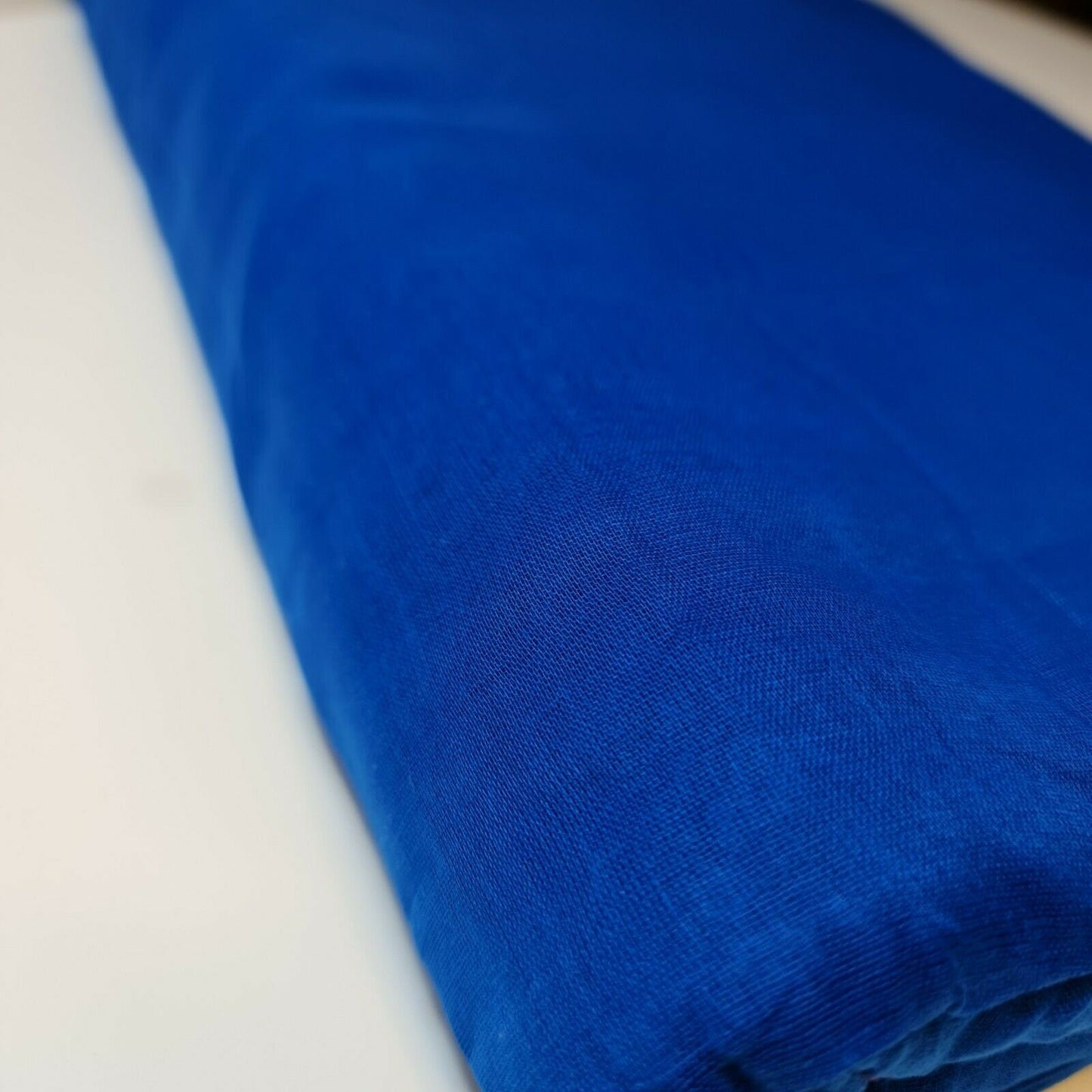 100% Cotton Muslin Fabric - Sheer Gauze, Plain Weave, 44” Wide | Perfect for Dress Lining, Crafts & More (Royal Blue)