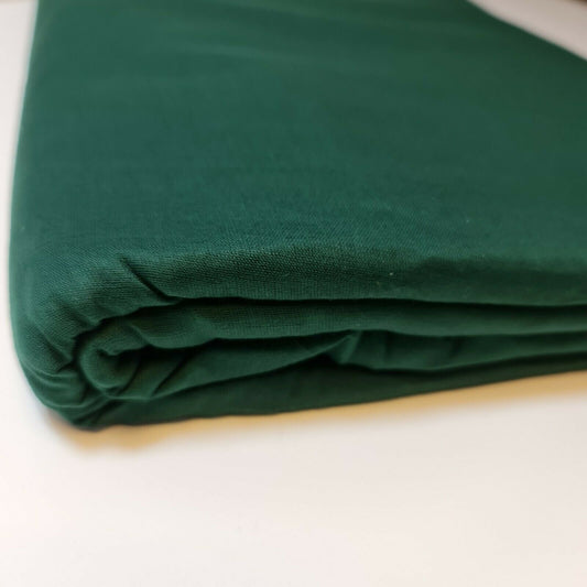 Bottle Green 100% Cotton Muslin Fabric – Sheer Gauze, Plain Weave – 44” Wide – Dress Lining, Crafts & More (By the Meter)