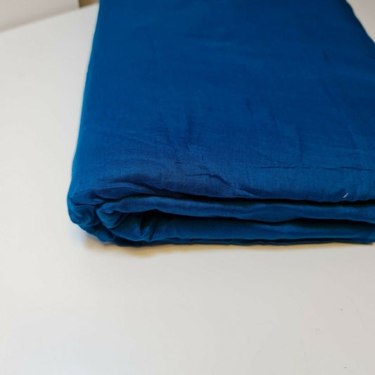 Teal 100% Cotton Muslin Fabric – Sheer Gauze, Plain Weave – 44” Wide – Dress Lining, Crafts & More (By the Meter)
