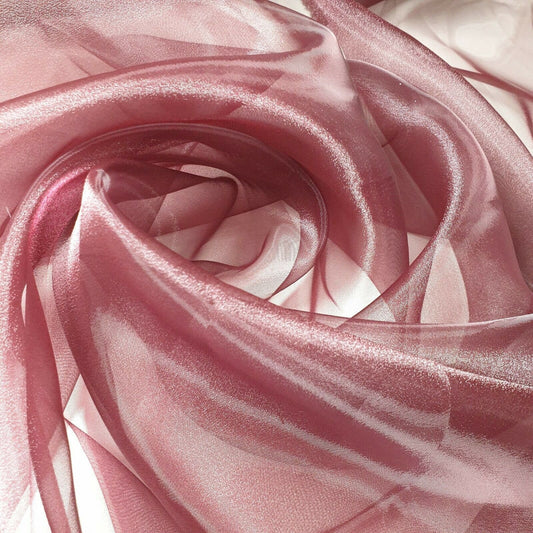 Transparenter Organzastoff, Voile-Vorhang, Hochzeitsstoff, 150 cm, Organza, Meterware (Burgund)