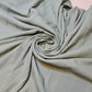 Mint Premium Ribbed Striped Raised Viscose Jersey Stretch Dress Fabric 50"