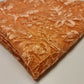 Premium Soft Tone To Tone Net Thread Floral Embroidery Dressmaking Fabric 44" (Peach)