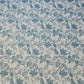 New Spring Summer Floral Bloom Polycotton Craft Fabric Material 44" By Meter (Sky)