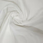 Plain 100% Cotton Egyptian Cambric Poplin Craft Soft Dress Material Fabric 44" (White)