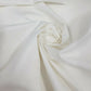 Plain 100% Cotton Egyptian Cambric Poplin Craft Soft Dress Material Fabric 44" (Off White)