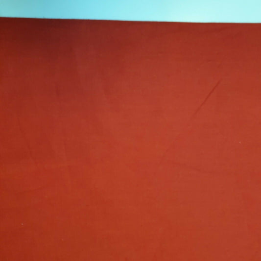 Einfarbiger, weicher Kleiderstoff aus 100 % ägyptischer Batist-Popeline, 111,8 cm (rot)