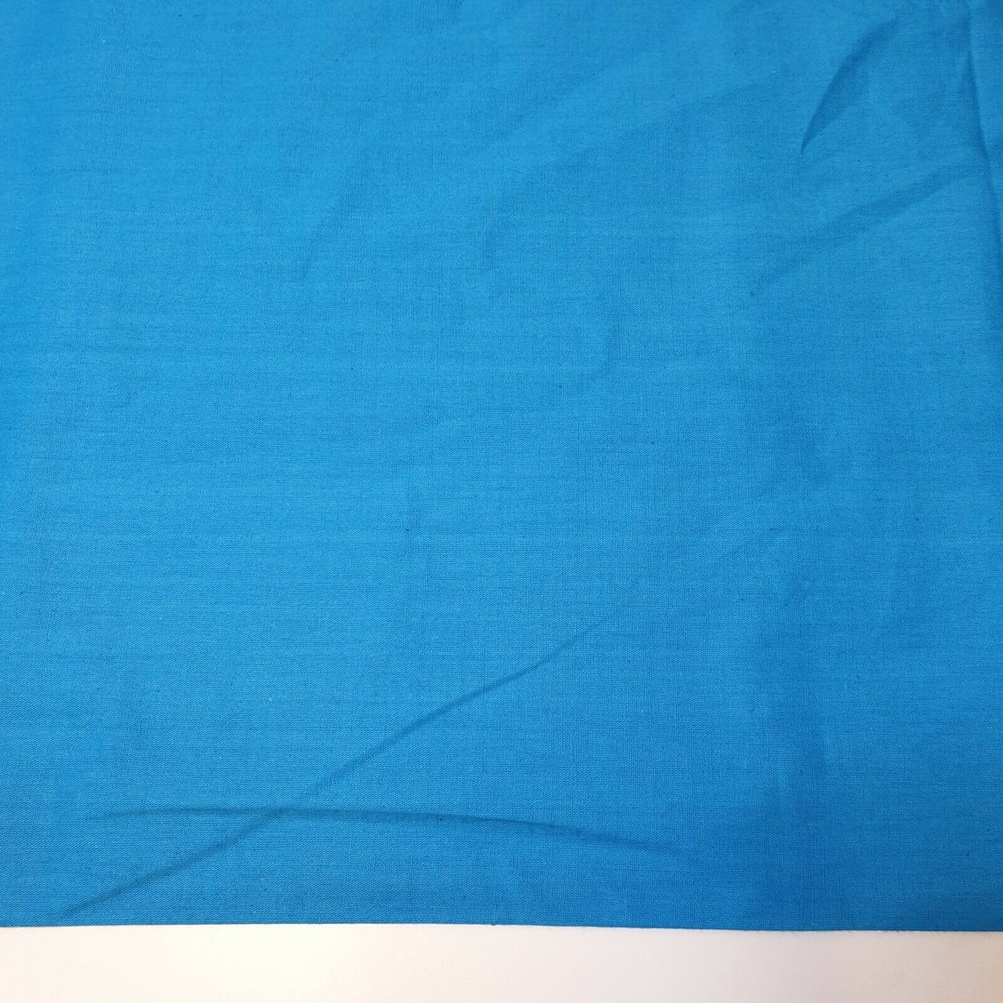 Plain 100% Cotton Egyptian Cambric Poplin Craft Soft Dress Material Fabric 44" (Turquoise)