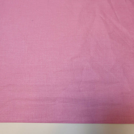 Plain 100% Cotton Egyptian Cambric Poplin Craft Soft Dress Material Fabric 44" (Candy Pink)