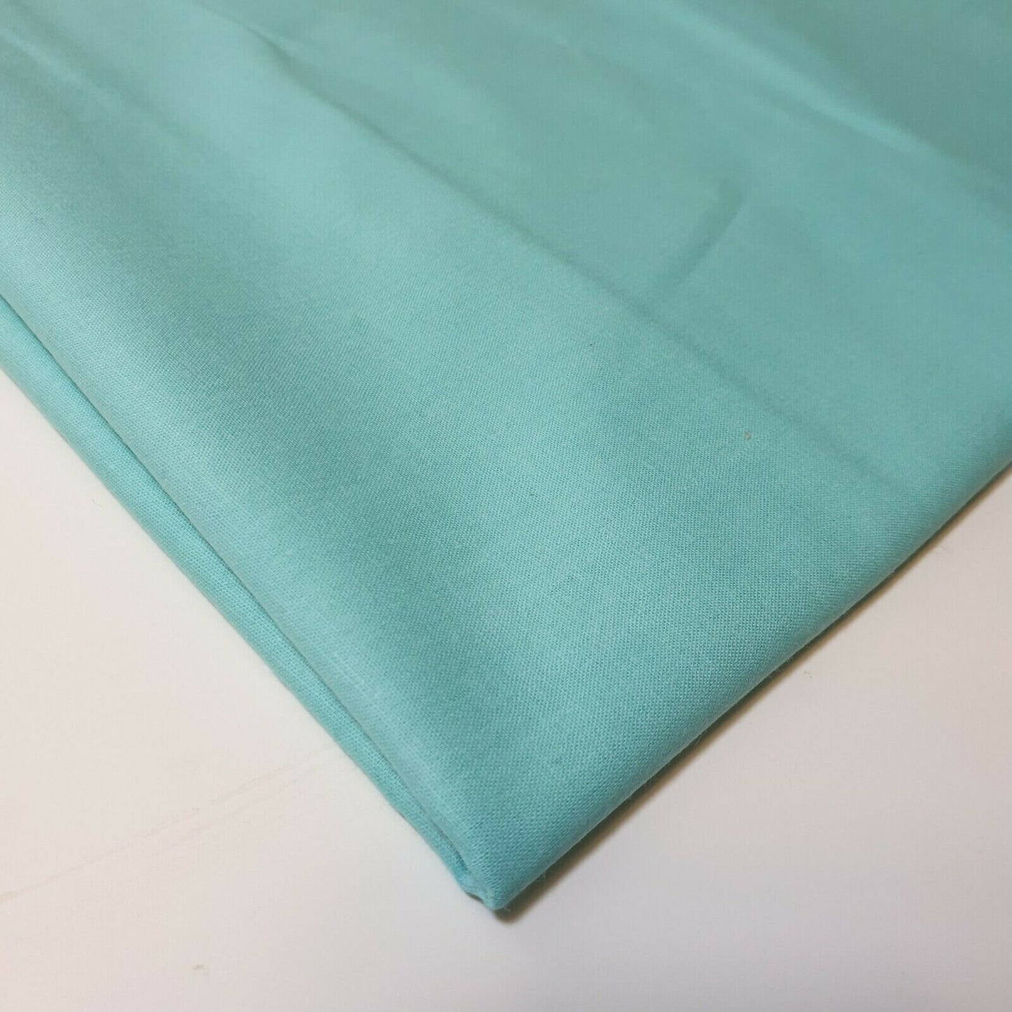 Plain 100% Cotton Egyptian Cambric Poplin Craft Soft Dress Material Fabric 44" (Mint)