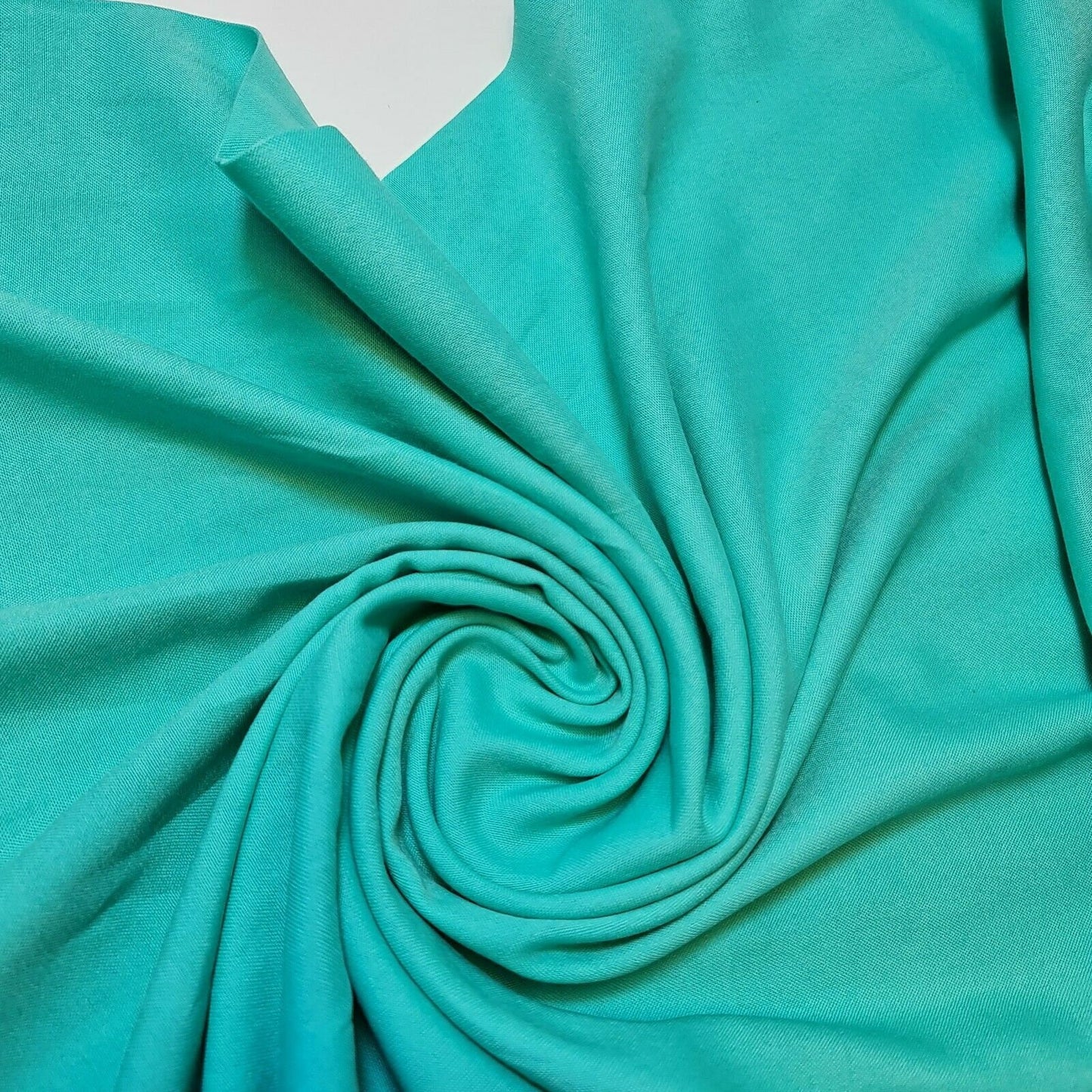 Mint Green 100% Cotton Reversible Fabric Material By the Meter