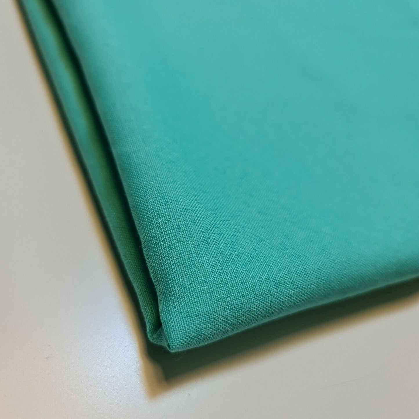 Mint Green 100% Cotton Reversible Fabric Material By the Meter