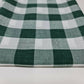 Polycotton-Stoff, 2,5 cm, Gingham-Karostoff, für Kleider, Bastelarbeiten, Uniformen, kariert, 112 cm (Flaschengrün)