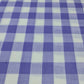 Polycotton Fabric 1" Gingham Check Material Dress Craft Uniform Checked 112cm  (Lilac)