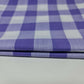 Polycotton Fabric 1" Gingham Check Material Dress Craft Uniform Checked 112cm  (Lilac)