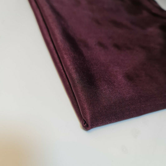 Elastane 4-Way Stretch Nylon Light Weight Spandex Dancewear Swimwear ITY Fabric 58"  (Plum)