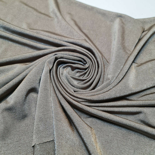 Elastane 4-Way Stretch Nylon Light Weight Spandex Dancewear Swimwear ITY Fabric 58"  (Light Olive)