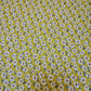 100% Cotton Poplin Floral Spring Bloom Print Fabric Dress Craft Soft Fabric 58" (Mustard)