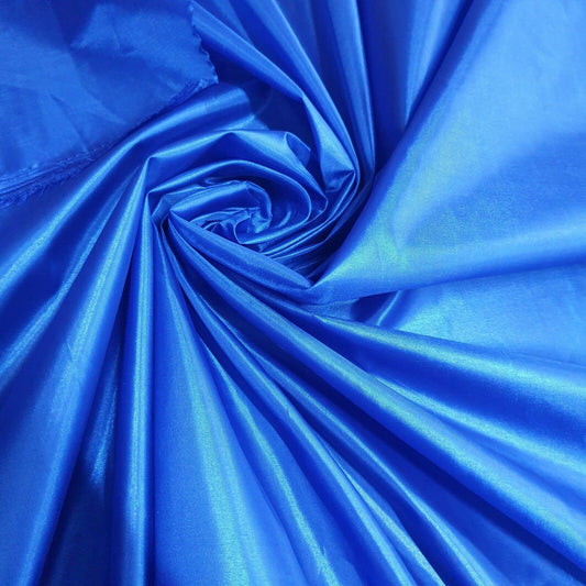 Royal Blue Habotai Polyester Silk Lining Fabric 150cm Wide Soft Lightweight Dress Lining Material by the Metre