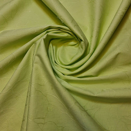 Zitronen-Jacquard, 100 % Baumwolle, für Vorhänge, Polster, Kleider, Stoff, 147,3 cm, Meterware