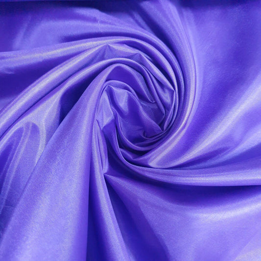 Purple Habotai Polyester Silk Lining Fabric 150cm Wide Soft Lightweight Dress Lining Material by the Metre