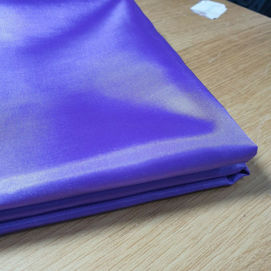 Purple Habotai Polyester Silk Lining Fabric 150cm Wide Soft Lightweight Dress Lining Material by the Metre