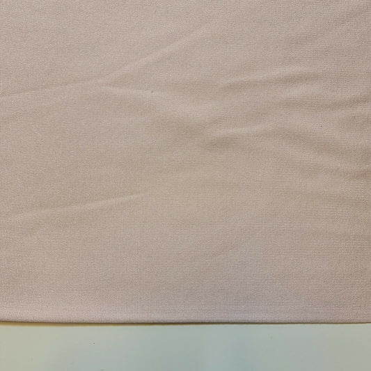 Blassrosa, einfarbiger Poly-Viskose-Jersey, Stretch-Kleiderstoff, 147,3 cm, Meterware
