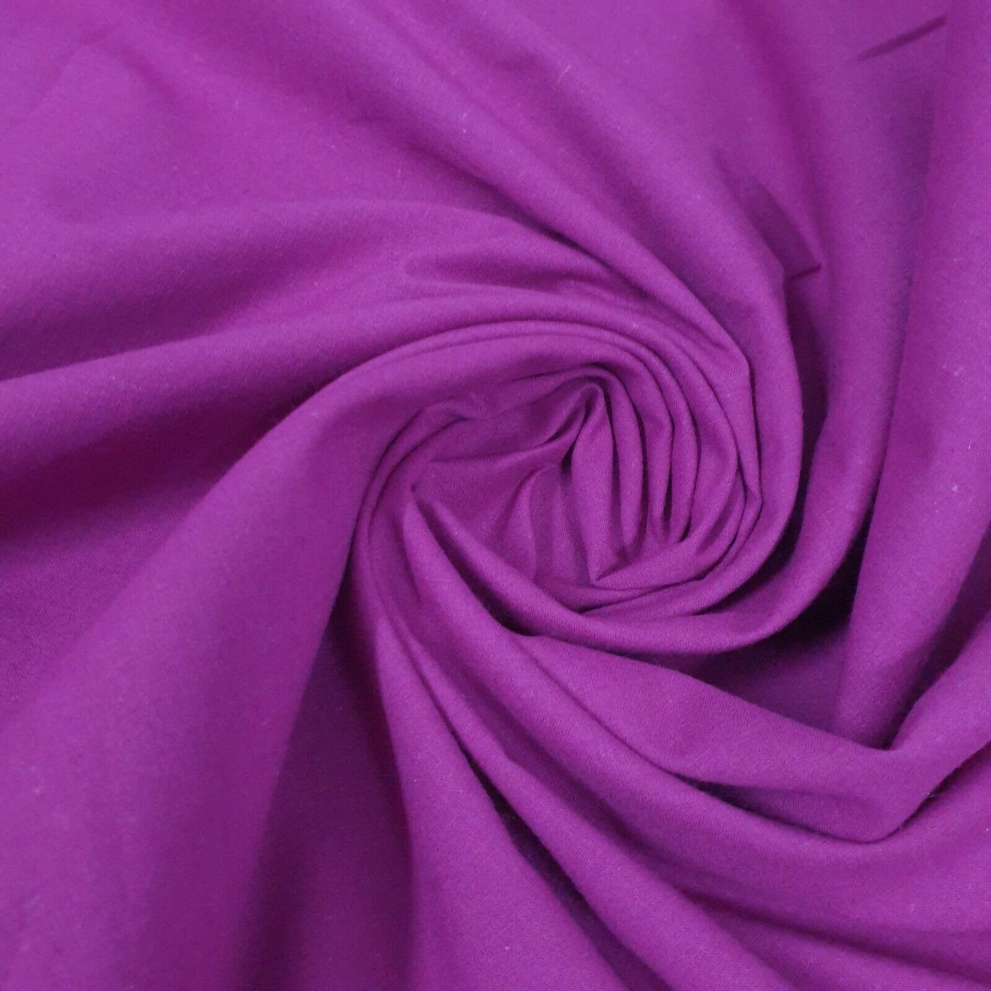 Plain 100% Cotton Egyptian Cambric Poplin Craft Soft Dress Material Fabric 44" (Purple)