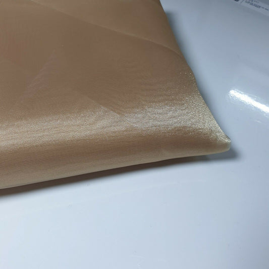 Transparenter Organzastoff, Voile, Vorhang, Hochzeitsstoff, 150 cm, Organza, Meterware (Altgold)