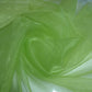 Sheer Organza Fabric Voile Drape Curtain, Wedding Fabric 150cm Organdie By Meter (Lime)