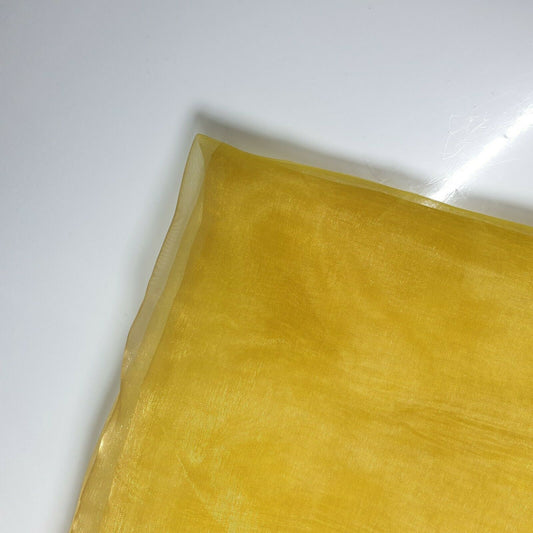 Transparenter Organzastoff, Voile-Vorhang, Hochzeitsstoff, 150 cm, Organza, Meterware (Apfelwein)