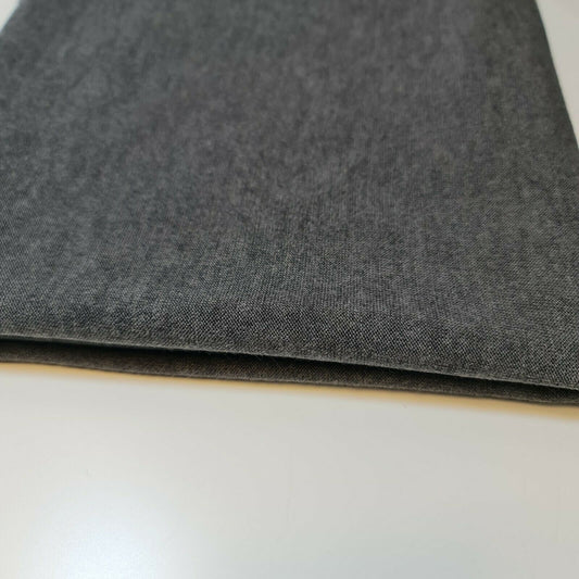 Plain Grey / Viscose Elastane Knitted Jersey Stretch Fabric Material 58"