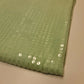 Sequin Fabric Sparkly Shiny Bling Dress Craft Drape Chiffon Saree Material 44" (Mint)