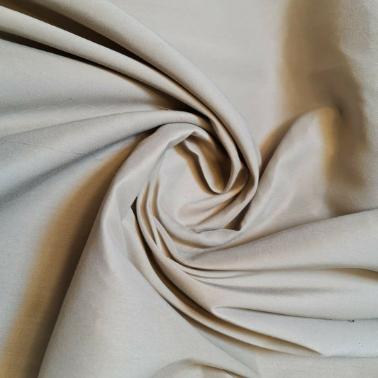 Camel Beige Plain Soft Crepe Dress Craft Fabric Material By the Meter 58"
