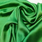 New Silky Charmeuse Satin Lightweight Bridal Dress Drape Décor Fabric 58" (Emerald Green)