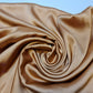 New Silky Charmeuse Satin Lightweight Bridal Dress Drape Décor Fabric 58" (Rust)