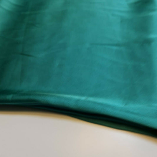 New Silky Charmeuse Satin Lightweight Bridal Dress Drape Décor Fabric 58" (Sea Green)