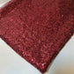 Sequin Fabric Sparkly Shiny Bling Dress Craft Drape Table Cloth Material 50" (Maroon)