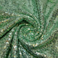 Sequin Fabric Sparkly Shiny Bling Dress Craft Drape Table Cloth Material 50" (Mint)