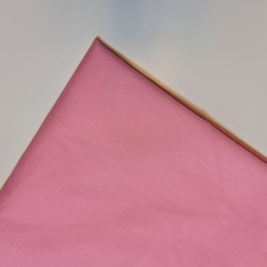 Candy Pink Plain Polycotton Fabric 112cm wide for Sheeting Crafts Dressmaking Quilting Lining Material By Metre
