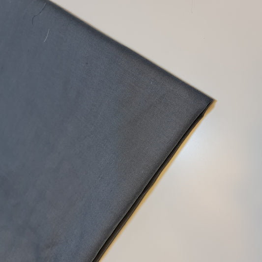 Unifarbener Polycotton-Stoff, Planenstoff, Kleider- und Bastelmaterial, 50 Farben, 112 cm (Dunkelgrau)